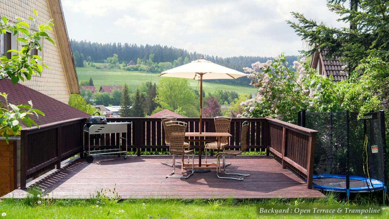 Entire House In Schwarzwald With Mountain View, Private Sauna, Gym, Garden And Terraces Unterkirnach Εξωτερικό φωτογραφία